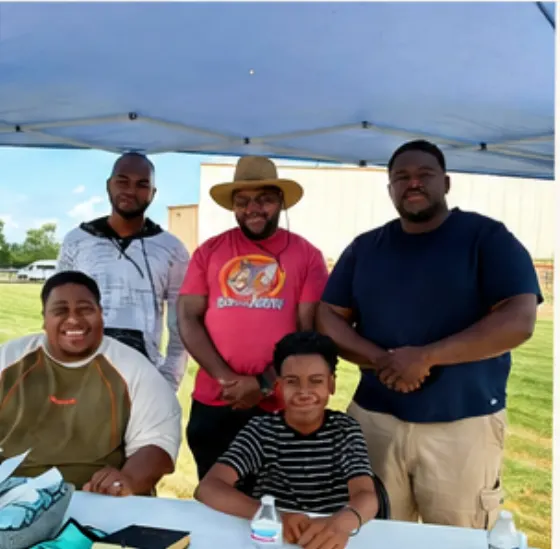 Good Ground mentors and participants at a community event